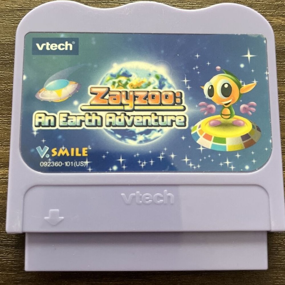 Zayzoo: An Earth Adventure Learning Video Vtech Vsmile Game Cartridge